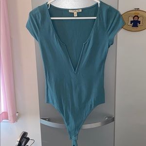 Super low VNeck onesie from Express